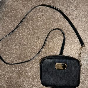 Michael Kors black logo crossbody